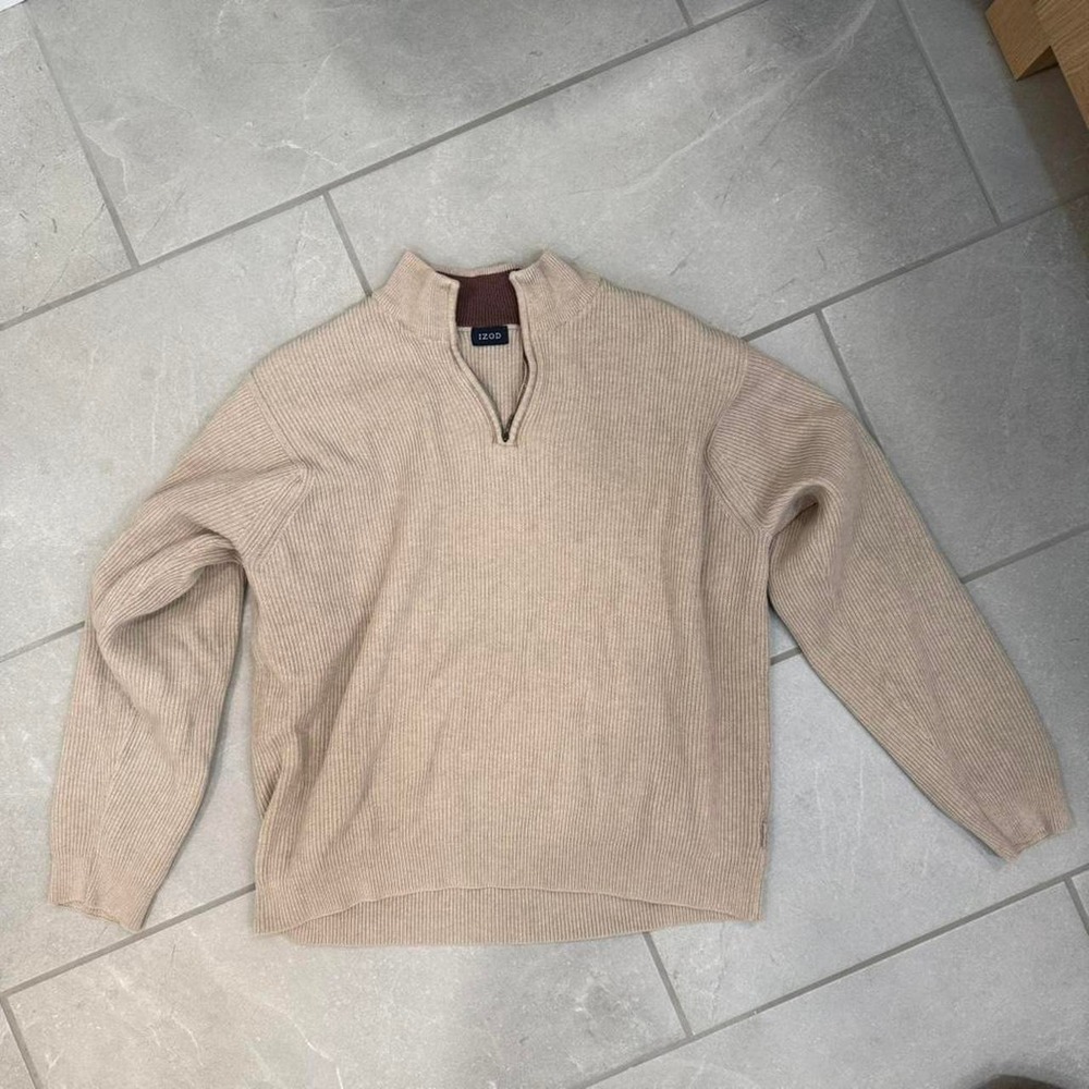 Izod Cream Sweater